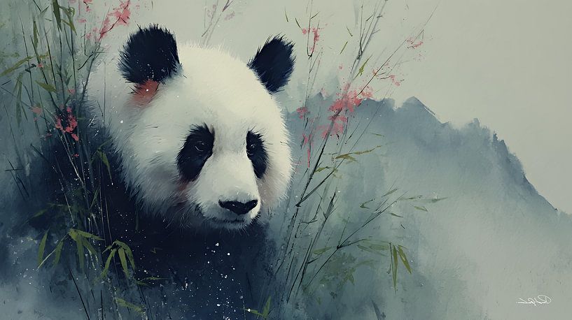 Pandabär / Pandabär von Gelissen Artworks