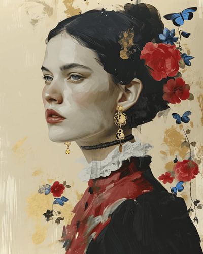 De vrouw met de vlinder