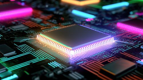 Neon computer chip