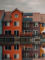 Orange cottage Reitdiephaven in Groningen (Scandinavian style)