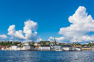View of the town of Arendal in Norway by Rico Ködder