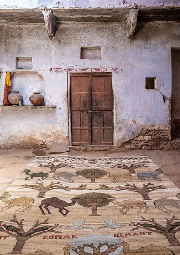 Rustic Tapestry Scene