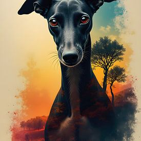 The Soul of the Galgo by Betty Maria Digital Art