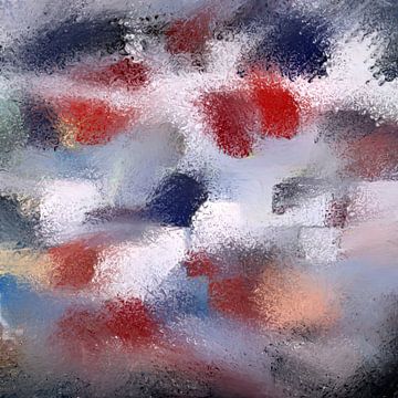 Abstract Basse Pointillisme V van Maurice Dawson
