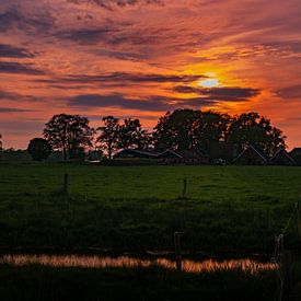 Sonnenuntergang in Twente von Maico.O