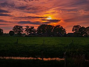 Sonnenuntergang in Twente von Maico.O