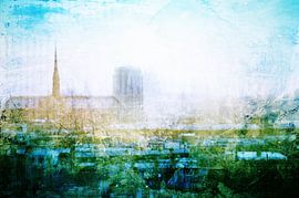 Parijs in het ochtendlicht #01 van Peter Baak