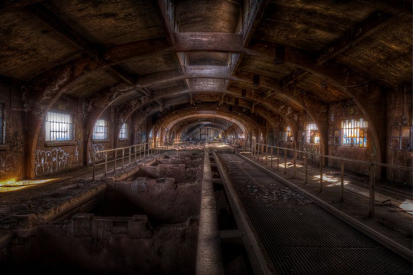 Verlassene  Stahlfabrik Terre Rouge (urbex) von Eus Driessen
