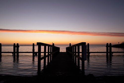 zonsopkomst aan het Grevelingenmeer
