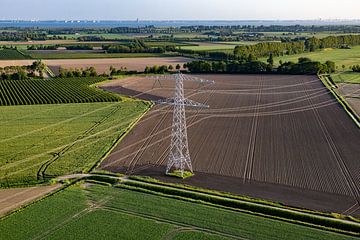 Luchtfoto boven Kwaddendame van Laura Vijverberg