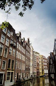 Amsterdamse herenhuizen aan de gracht