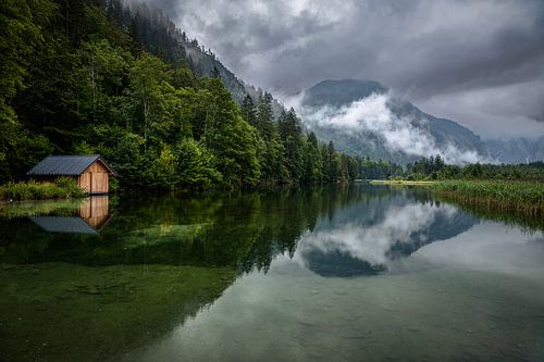 Temps dramatique au lac Almsee