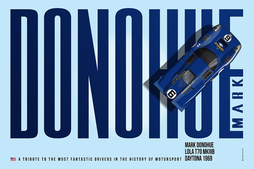 Mark Donohue Lola T70 Tribute by Theodor Decker