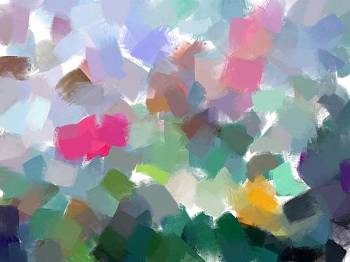 abstract composition in watercolour