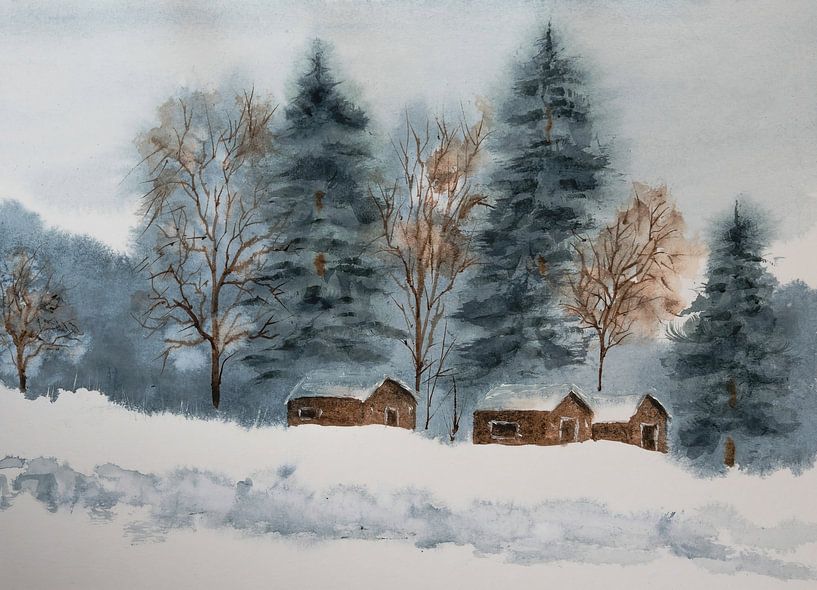 aquarel part 109 van Tania Perneel