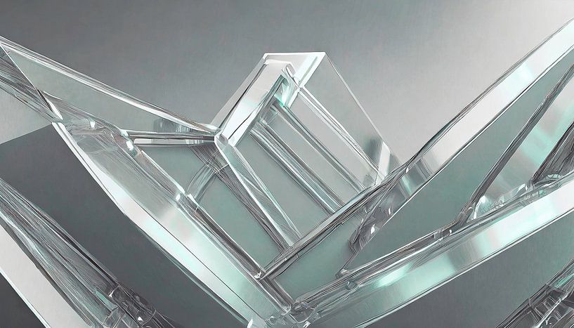 Glas met vorm en patroon van Mustafa Kurnaz