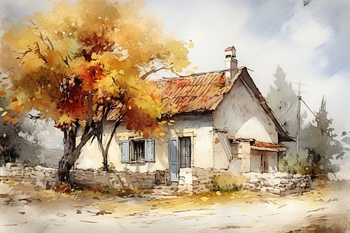 Autumn idyll by Abstract Painting