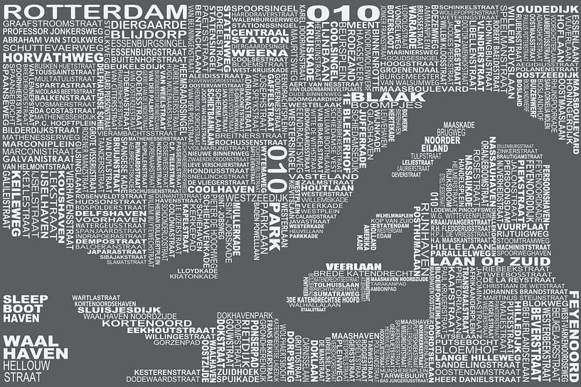Rotterdam Karte von Stef van Campen