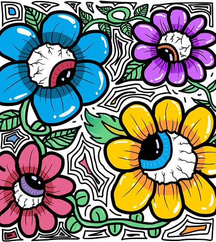 Eyeball Garden Pattern