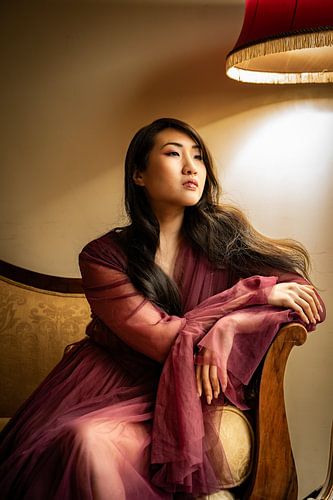 Warm Glow : Portrait intime en Sfumato