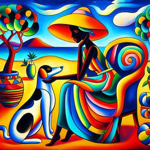 Sommer im Stil von Henri Matisse. ( 3 )
