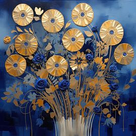 Fleurs abstraites sur Bert Nijholt