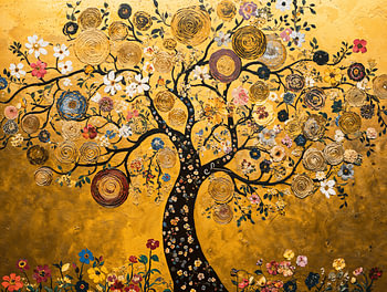 Arbre de vie floral