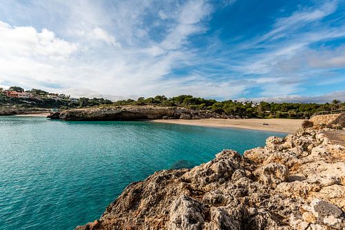 Prachtige turquoise baai van Cales de Mallorca