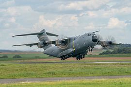 The French Airbus A400M Tactical Display Team. by Jaap van den Berg