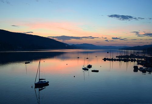 Lever de soleil au Wörthersee
