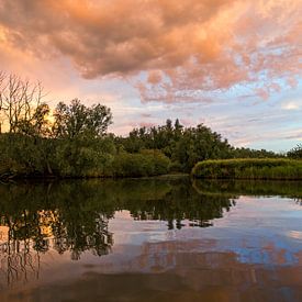 Reflections at sunset by TenZ .NL