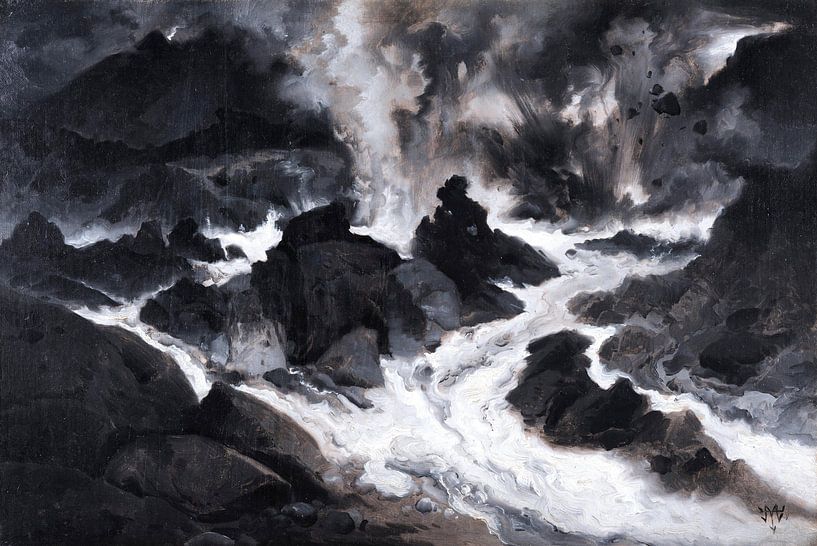 Thomas Moran~Die Lavaströme von finemasterpiece