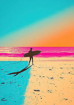 Strand Zee Surfen van Niklas Maximilian