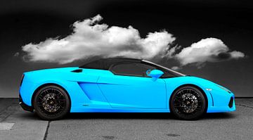 Lamborghini Gallardo LP560 Spyder in light blue
