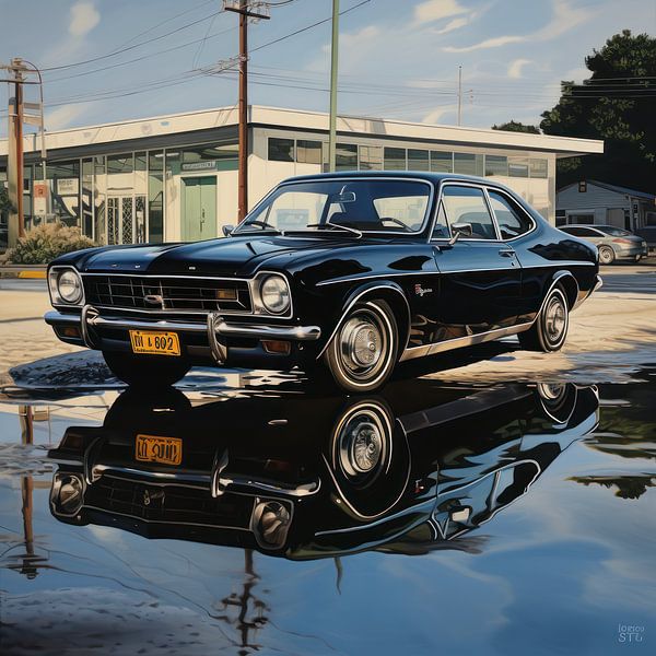 Oldtimer Capri schwarz 03 von Ellen Reografie