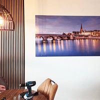 Customer photo: Panorama Maastricht: View of the river Maas and Wijck by Bert Beckers