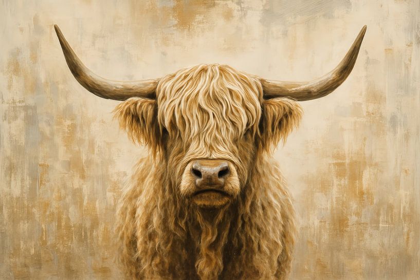 Tough highlander on neutral background by Imperial Art House