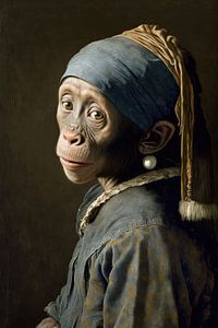 Affe mit der Perle von Bert Nijholt