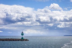 Hafeneinfahrt von Sassnitz auf Rügen