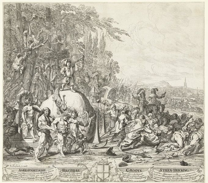 De Amersfoortse Steentrekking, 1661, Steven van Lamsweerde, naar Johannes van Wijckersloot, 1661 van Marieke de Koning