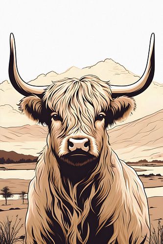 Highlander écossais Portrait