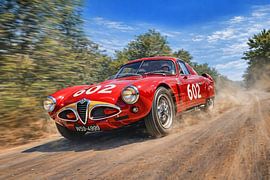 Mille Miglia 1953 - Platz 2 für Fangio von DeVerviersBelgium