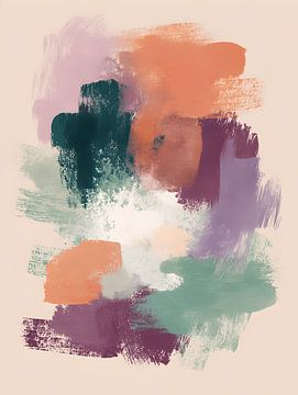 Sanfte Abstraktion in Pastell