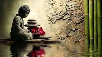 ZEN - Buddhism - Buddha - Buddha by Gelissen Artworks