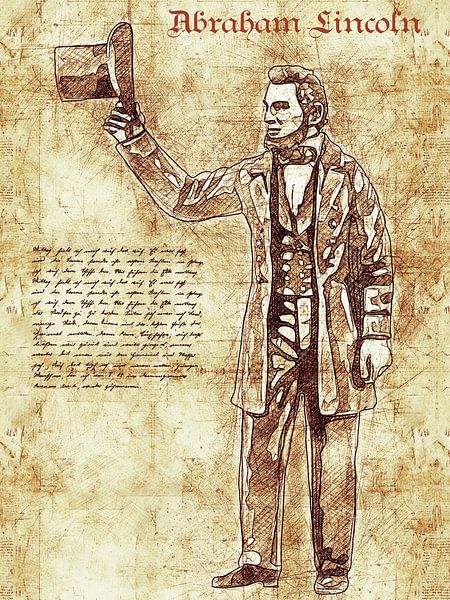 Abraham Lincoln von Printed Artings