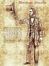 Abraham Lincoln von Printed Artings Miniaturansicht