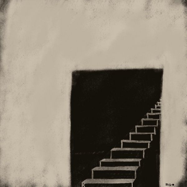Voie inconnue vers le haut par Martin Groenhout
