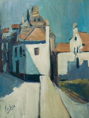 Bonnefantenstraat in the past by Nop Briex