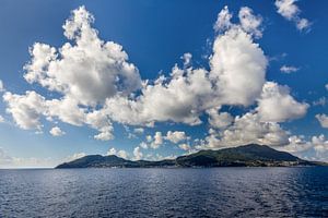 Die Insel  Ischia im Golf von Neapel, Italien