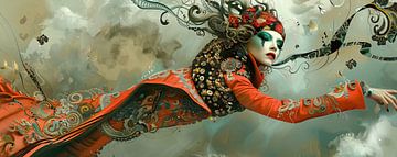 Women's surrealism | Ethereal Elegance by Abstract Painting